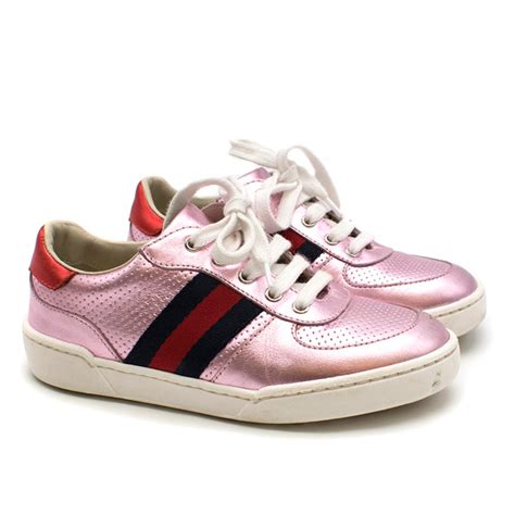 gucci metallic pink shoes|pink gucci shoes sale.